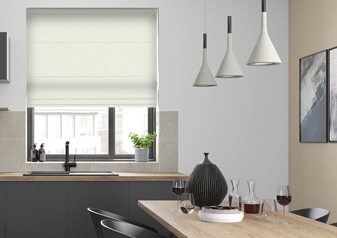 Calvert, Mist - Twist&Fit Roman Blind - Image 3
